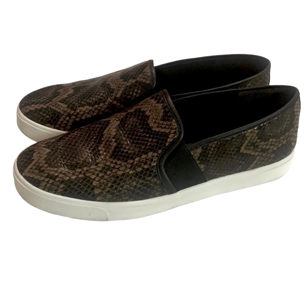 EUC, Vince Slip On Sneaker, Snakeskin Print